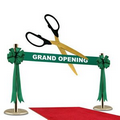 Grand Opening Kit-36" Ceremonial Scissors, Ribbon, Bows, Stanchions, Carpet